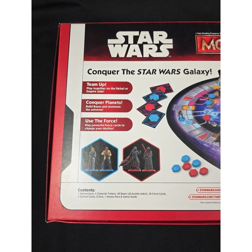 Monopoly: Star Wars The Force Awakens Hasbro Disney 2015 New Pieces Sealed